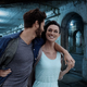 A couple trapped in a nightmarish warehouse.